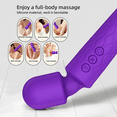 thumbnail image 4 of Godewogo Wand personal massage vibrator, equipped with 20 vibration modes, 8-speed, body massager, wireless charging,Purple, 4 of 7