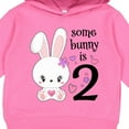 thumbnail image 3 of Inktastic Somebunny is Two-second Birthday Bunny Toddler Hoodie, 3 of 4