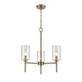 thumbnail image 4 of Millennium Lighting  Chastine Chandelier Light Fixture Modern Gold 3 3 Lights Matte Gold, 4 of 5