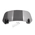 thumbnail image 4 of Universal Motorcycle Clip On Wind Deflector Screen Windshield Windscreen Gray, 4 of 5