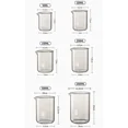 thumbnail image 5 of 50/100/150/250/500/1000ml Glass Measuring Cup Clear GraduatCup Heat-resistant Beaker Kitchen Baking Tools, 5 of 10
