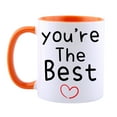 thumbnail image 3 of 2pcs Coffee Mugs You're The Best Part of My Everyday Coffee Mugs Orange Couple Cup, Funny Mug Tea Cup For Boyfriend Girlfriend Wife Husband Gifts For Valentine Mug Birthday Gifts Christmas Mug, 3 of 3