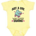 thumbnail image 3 of Inktastic Just a Girl Who Loves Skating Girls Baby Bodysuit, 3 of 5