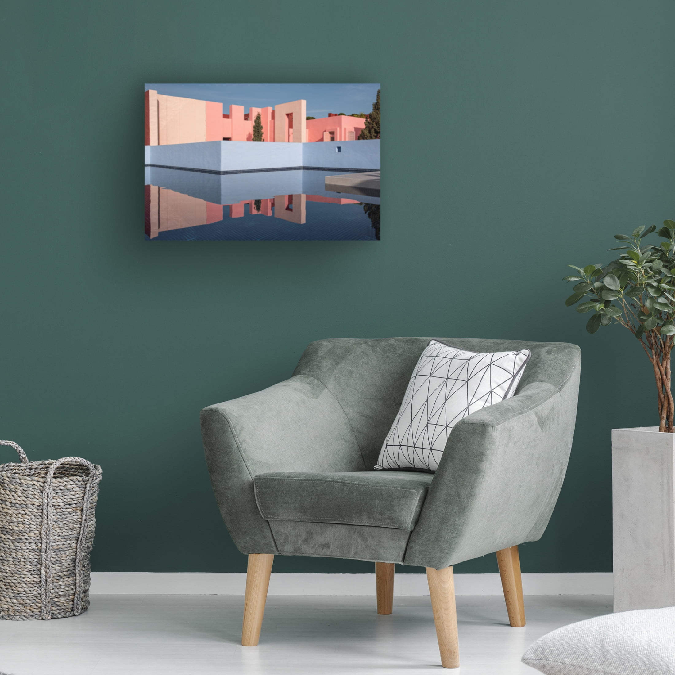 Trademark Fine Art Linda Wride Muralla Roja 26 Canvas Wall Art