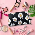 thumbnail image 3 of KAIYANG Bolsas de lona para cosméticos, 1 bolsa de artículos de tocador de gran capacidad, bolsa de maquillaje portátil, bolsa de artículos de tocador con cremallera, 3 of 4