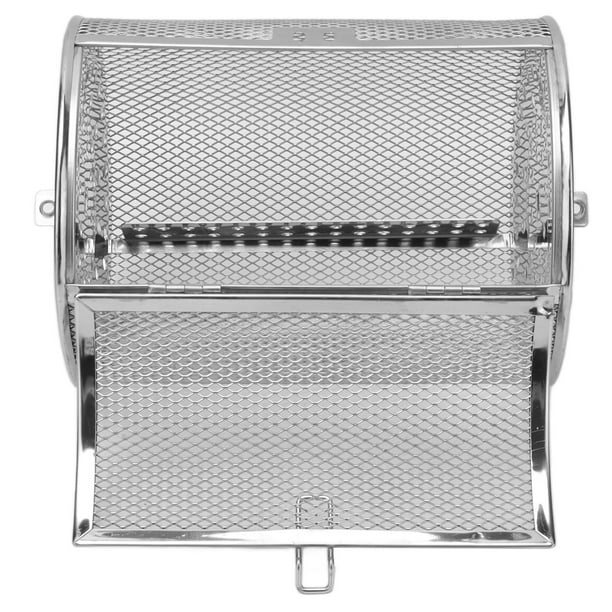 Rolling Grill Basket BBQ Grilled Cage 360 Degree Rotatable Anti Rust Corrosion Resistant For Outdoor For Barbecue ANGGREK Oven Basket Bodega Aurrera en linea
