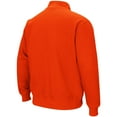 thumbnail image 3 of Men's Colosseum Orange Clemson Tigers Tortugas Logo Quarter-Zip Pullover Jacket, 3 of 3