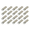 thumbnail image 2 of 20 Pcs 5 Alliage de Zinc Fixateur de Fermeture Éclair Détachable Étiquettes de Fermeture Éclair Réparation Beige, 2 of 8