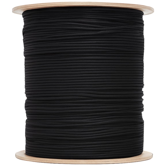 100 ft Hollow UHMWPE Braided Cord, 2mm Spliceable Cord, Strong Tensile Strength, Cut & Abrasion Resistant, Tent Guyline, Tarp Cord