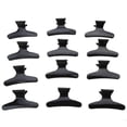 thumbnail image 1 of CNKOO 12 Pcs Pince à Cheveux en Forme de Papillon Noir Outils de Salon, 1 of 6