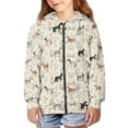 thumbnail image 2 of DISNIMO Horse Hoodie for Kids Flower Hoodie Boys Zip Hoodies Size 14-16 Boys Hoodie Sweatshirts Hoodies Girls Zipper Hooded Sweatshirt Children Hooded Jackets for Girls Hoodie Jacket Teens Clothing, 2 of 7