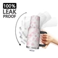 thumbnail image 3 of 40oz Pioneer Flower Floral Print Pattern Insulated Tumbler with Handle, BPA-Free Leak Proof Lid and Straws, Double Wall Vacuum, Hot 12h/Cold 34h, 3 of 6