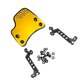 thumbnail image 1 of Riwesomey Protección de pantalla de parabrisas de motocicleta para Silver Accesorios para motos Amarillo, 1 of 1