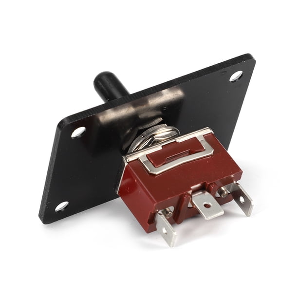 Interruptor de palanca, panel de interruptor de palanca de control de molinete de aluminio de 12 V Interruptor de control de molinete resistente y duradero