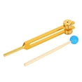 thumbnail image 2 of 111HZ Frequency Tuning Fork with Hammer for DNA Repair Healing Sound Healing Forks(Gold), 2 of 7