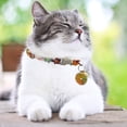 thumbnail image 4 of Floral Bell Pet Collar, Elegant Soft Polyester Neck Strap with Decorative Flower for Cats and Dogs, A, 4 of 5