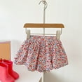 thumbnail image 2 of PINQI Cartoon Shorts for Child Toddler Summer Girls Shorts Flower Prints Fashion Cute Skirt Beach Shorts for Girls Clothes 1-5 Years, 2 of 4