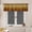 Color 1, variant on AshasdS Metallic Gold Texture Window Valance Modern Curtain Valance Elegant Decorative Window Treatment