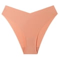 thumbnail image 2 of Byworldtasic Ice Silk Seamless for Women Panties Sexy G String Thong Underwear T Back Underpants, 2 of 3