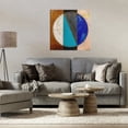 thumbnail image 3 of Stupell Industries Modern Structured Circle Abstraction Canvas Art, 24 x 24, by Matthew Finger, 3 of 8