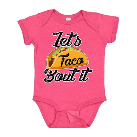 

Inktastic Lets Taco Bout It Boys or Girls Baby Bodysuit