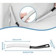thumbnail image 5 of 6 PCS Gap Cleaning Brush,Crevice Cleaning Brush Tool Multifunctional Brushes, Household Cleaning Tool Small Cleaning Brush for Shutter Door Window Track Kitchen Bathroom(Balck+White), 5 of 7