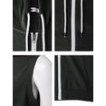 thumbnail image 5 of H2H Mens Casual Slim Fit Zip-up Hoodie Vest Lightweight Sleeveless Hooded (CMOHOSL08), 5 of 6