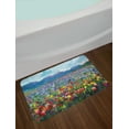 thumbnail image 2 of Art Bath Mat, Rural Landscape with Bunch of Tulip Flower Spring Meadow Refreshing Botany Blurry Image, Non-Slip Plush Mat Bathroom Kitchen Laundry Room Decor, 29.5 X 17.5 Inches, Multicolor, Ambesonne, 2 of 2