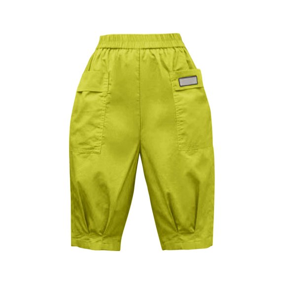 Sngxgn Shorts for Women Elastic High Waist Drawstring Lounge Shorts Rolled Hem Casual Soft Summer Cargo Shorts with Pockets(Green,XXL)