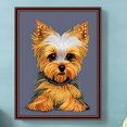 thumbnail image 1 of Pintura de diamante 5D DIY Kit de taladro en forma especial parcial Yorkshire Home Decor Hugtrwg Para estrenar, 1 of 9