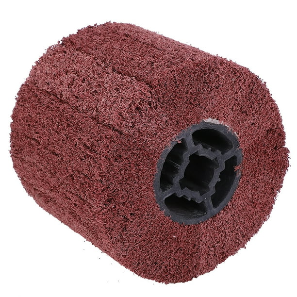 Cepillo de rueda de trefilado para pulir acero inoxidable, aluminio y hierro, grano 80