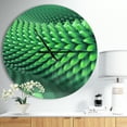 thumbnail image 3 of Designart 'Abstract 3D Spiny ' Modern wall clock, 3 of 3