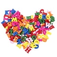 thumbnail image 1 of 200Pcs Colorful Wooden Letters Wooden Alphabet Decors Decorative Wooden Letters Ornaments, 1 of 8