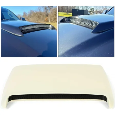 Kojem Universal 25.2"×25.2" Hood Scoop Vent for Challenger Sliverado Nissan Titan