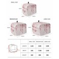 thumbnail image 3 of Pink Ombre Botanical Toaster Cover 2 Slice, Watercolor Pastoral Leaf Farmhouse Dustproof Bread Machine Oven Cover with Storage Pockets, Fits Most Kitchen Toasters Protector, 3 of 5