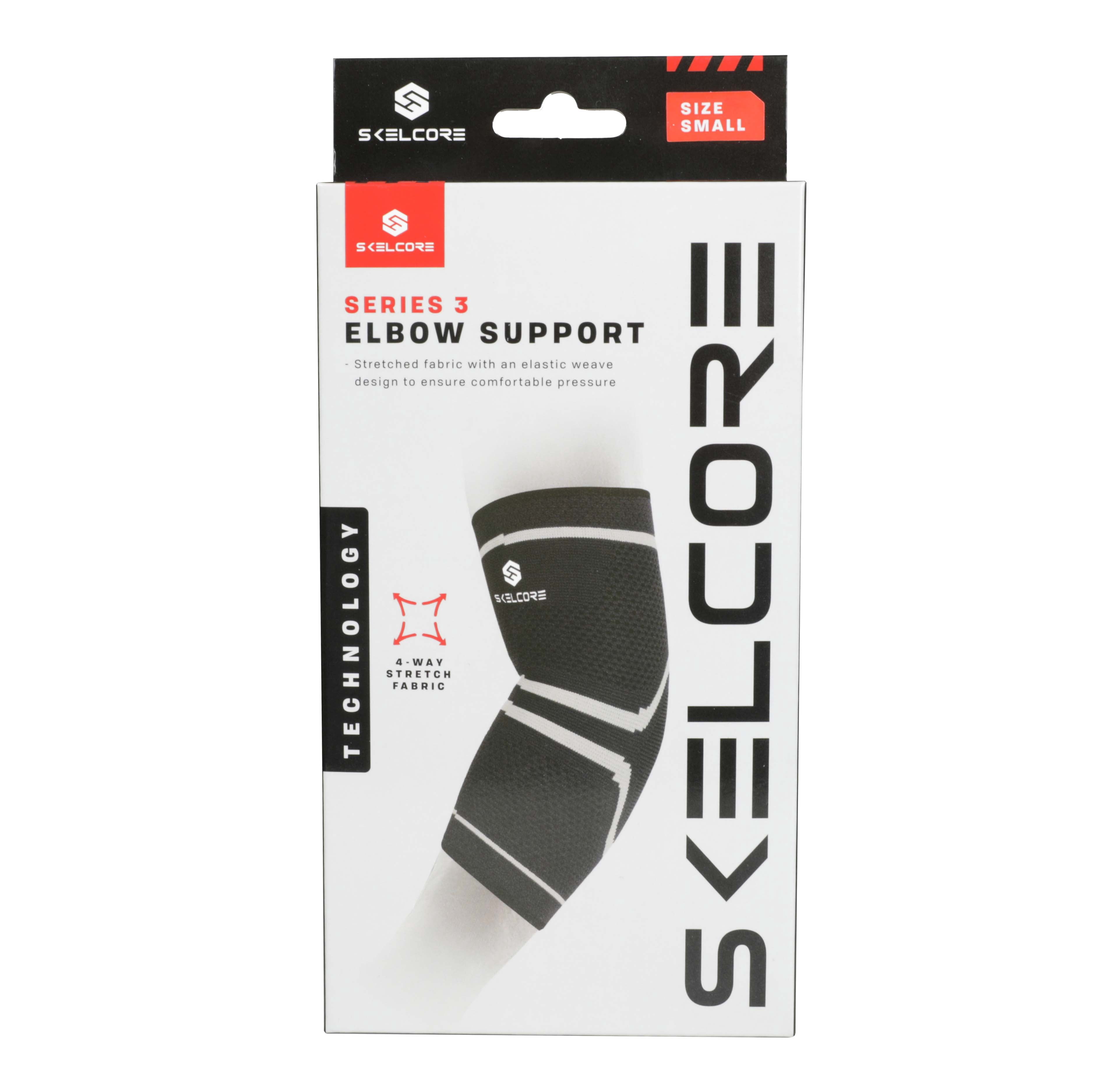 Skelcore Elbow Compression Sleeve - Arm Support Sleeves for Men and Women Forearm Pain Relief, L