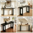 thumbnail image 5 of CATLK 59.2 Inch Console Table, Entryway Table, Narrow Long Sofa Table Behind Couch for Foyer, Living Room, Entry, Hallway, Black, 5 of 9