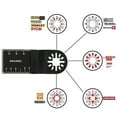 thumbnail image 3 of 100/38/12PCS for Fein Multimaster Dewalt Makita Bosch Oscillating Saw Blades Multimaster Rotary Tool Bit Saw Blades, 3 of 13