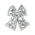 thumbnail image 2 of Goody Luxe Puffer Bow Barrette, Shimmery Silver, Stay-Tight Stylish Hair Clip, 1 Count, 2 of 7