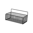 thumbnail image 1 of Cestas de cocina colgantes sobre la puerta del gabinete Organizador Cesta Organizador de almacenamiento de cocina Organización de fregadero de hierro Negro Sunnimix Cesta de almacenamiento, 1 of 8