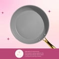 thumbnail image 5 of Paris Hilton Juego de utensilios de cocina con tapa sólida y asas doradas, 10 piezas, color rosa, 5 of 5