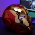 thumbnail image 3 of Marvel Original Iron Man Mk5 Mk7 Helmet 1:1 Voice Control Eyes With Light Model Toys For Adult Electric Wearable Autoking Figure, 3 of 5