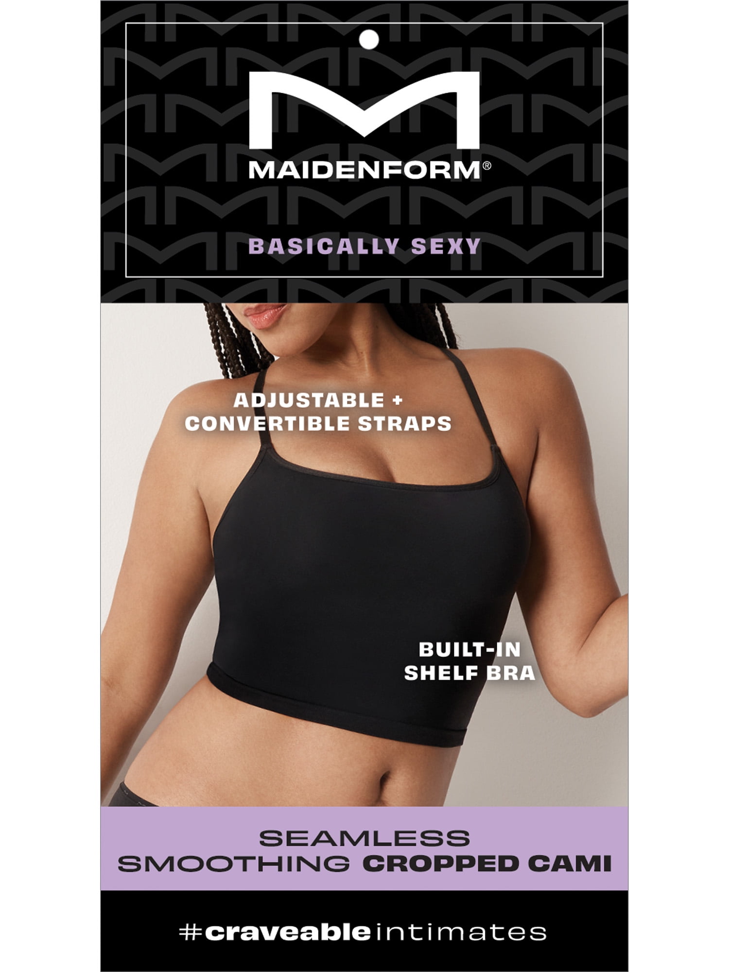 Maidenform M Women's Shapewear Cropped Seamless Light