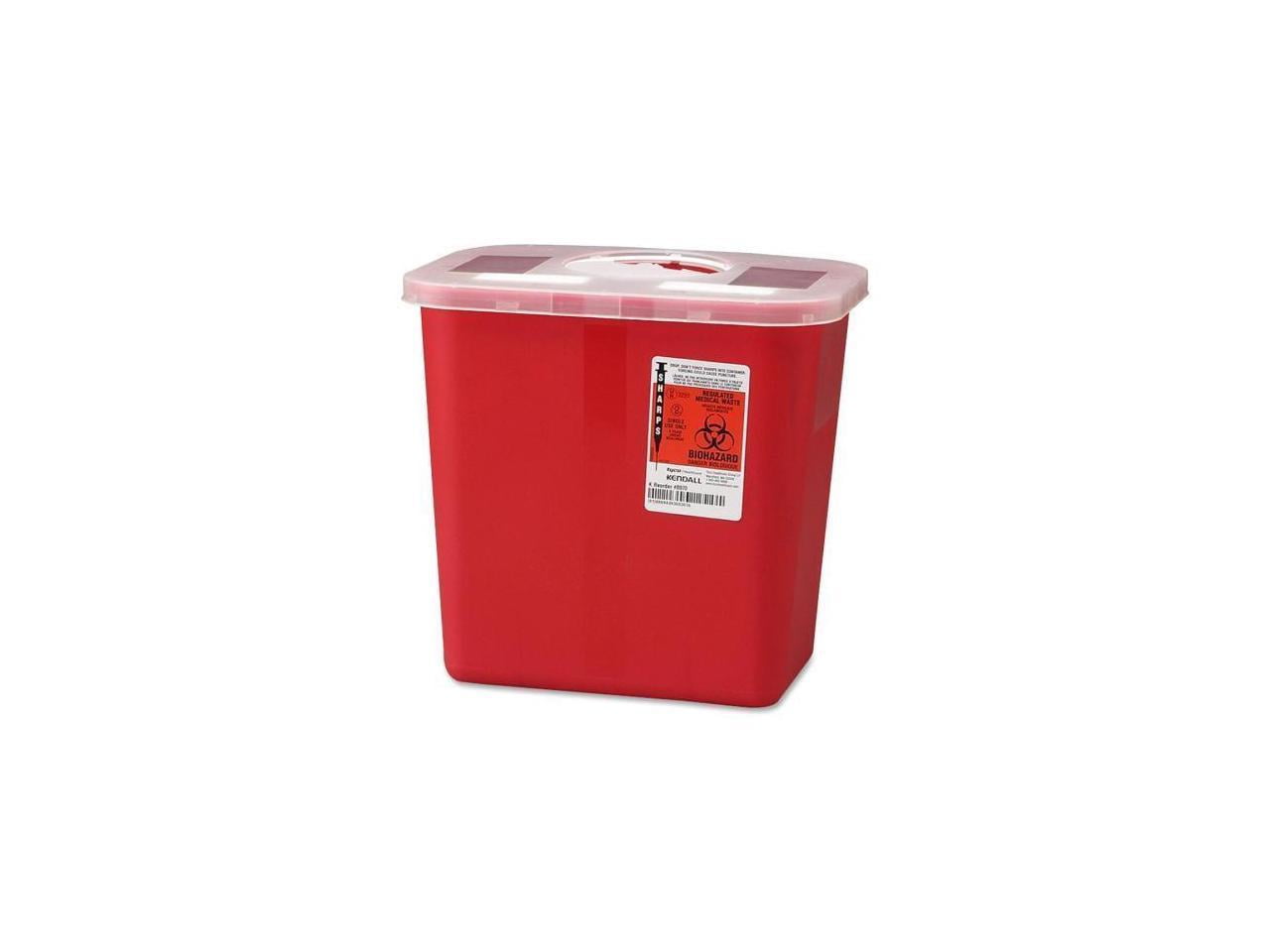 Covidien Sharps 2 Gallon Container w/ Rotor Lid