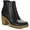 Black Smooth, variant on Sun + Stone Womens Rowaan Faux Leather Round Toe Ankle Boots
