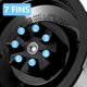 thumbnail image 2 of Ad-7 Fin Extractor Blade Compatible with Ninja Blenders with 2 Rubber Washers Compatible with Nutri Ninja Auto Iq Bl486 Bl642 N102 Bl682, 2 of 5