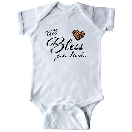 

Inktastic Well Bless your Heart with Leopard Print Gift Baby Boy or Baby Girl Bodysuit