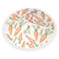 thumbnail image 2 of Christmas Tree Skirt, Carrot leaf Pattern white Christmas Tree Decorations Indoor, Tree Skirts Mat With Tassel Trim for Halloween New Year Holiday Christmas Party Decor 48 Inches, 2 of 7