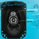 thumbnail image 4 of Par de Bocinas Estéreo para Automóvil Pyle 5" x 7", 300W, 3 Vías, Altavoz Triaxial de Audio Profesional para Automóvil, Componente de Reemplazo Rápido Universal para Montaje en Puerta/Panel Lateral, 4 of 7