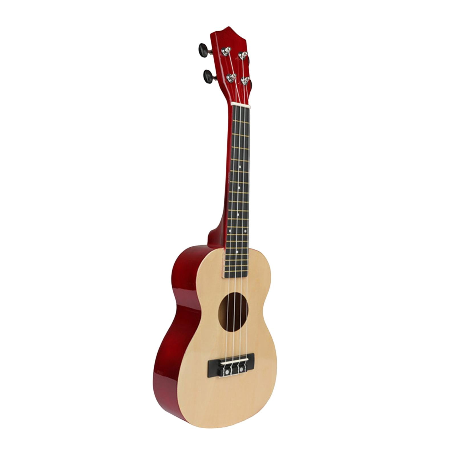 LeeQinersw 23 Inch Ukulele Guitar Toy 4 Strings Portable Musical Instrument for Adults Boys Wood